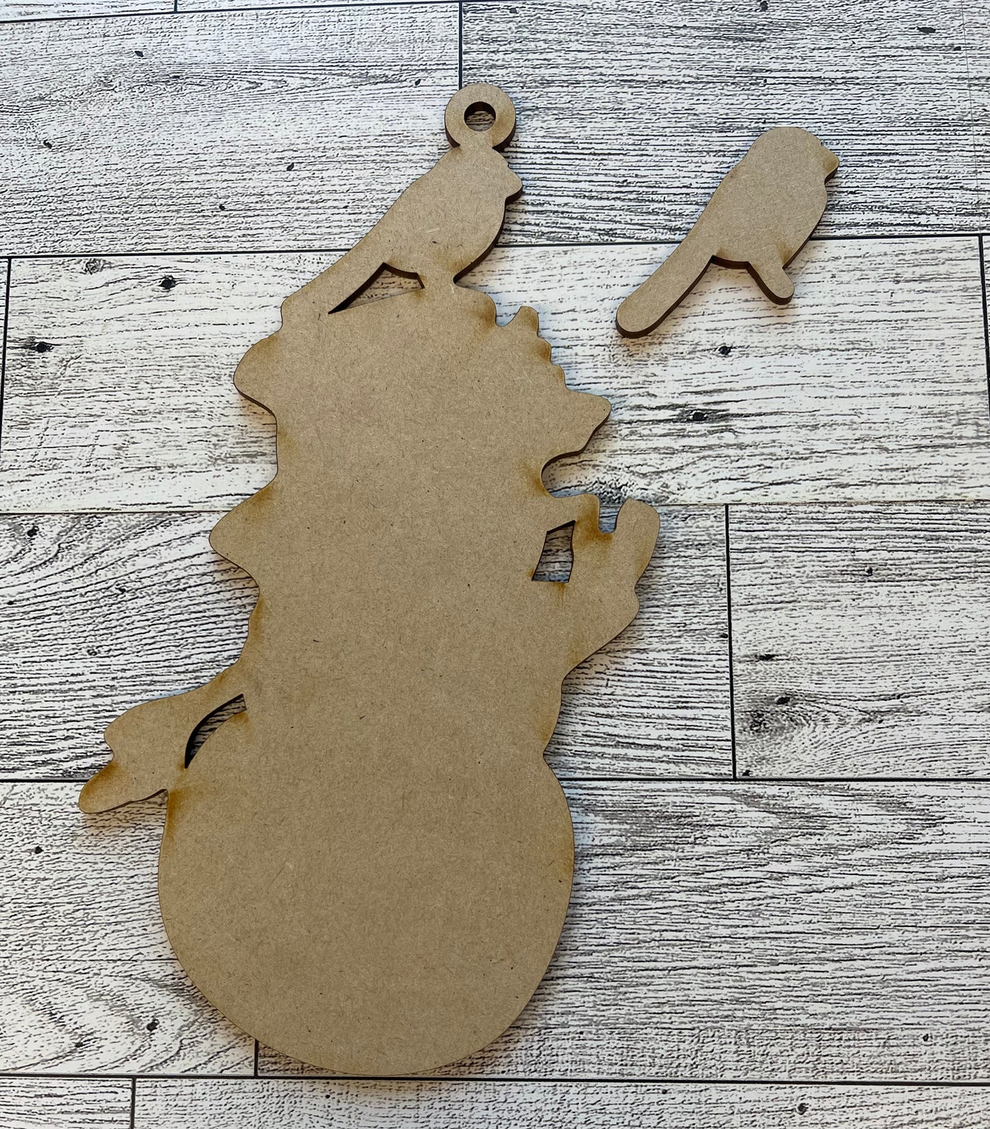 Vintage Snowman - November 2023 Club cutouts only- unpainted wooden cutouts, ready for you to paint