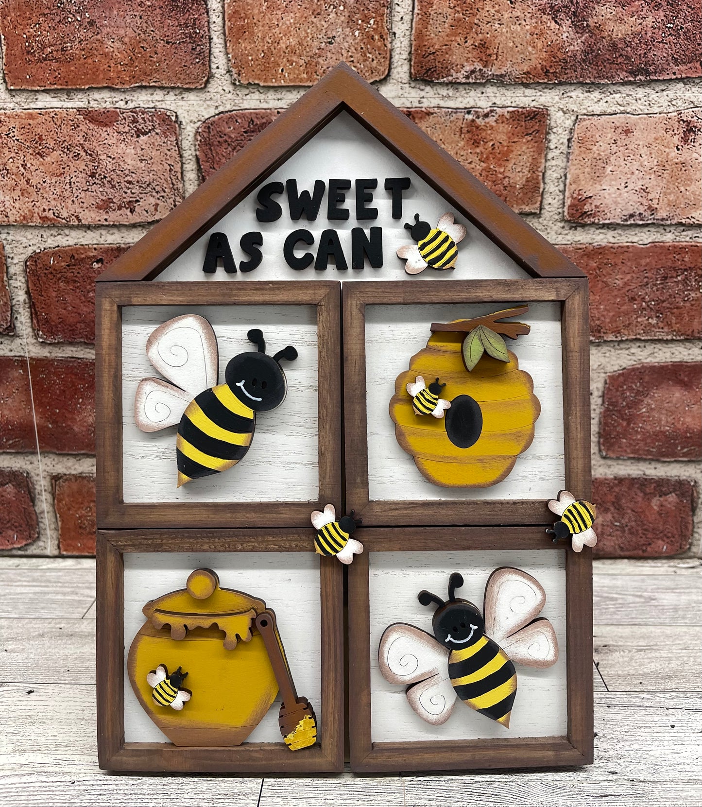 April Craft Kit - Bee Themed - basket and water globe not included