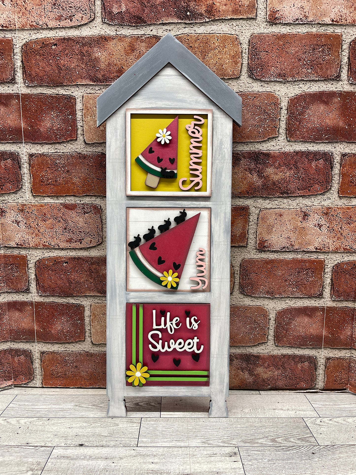 Watermelon Blocks for Leaning Ladder Kit