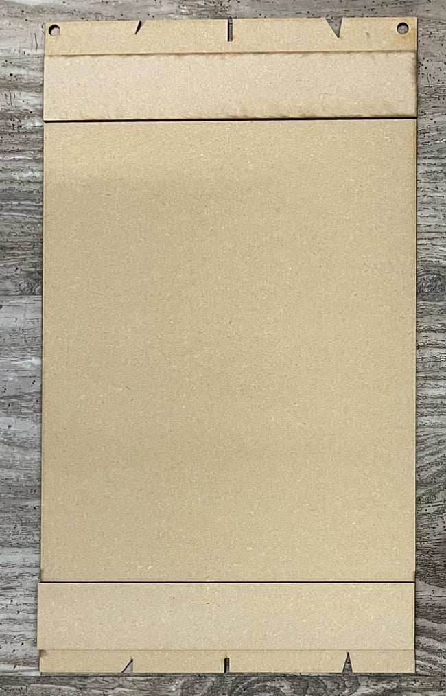 Sign for Size B transfers unpainted ready for you to finish