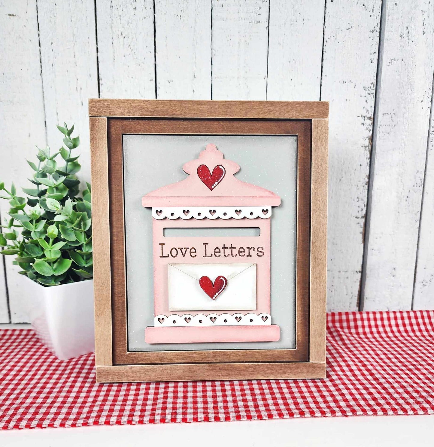 Be Mine Valentine Collection Sign Trio - unpainted cutouts
