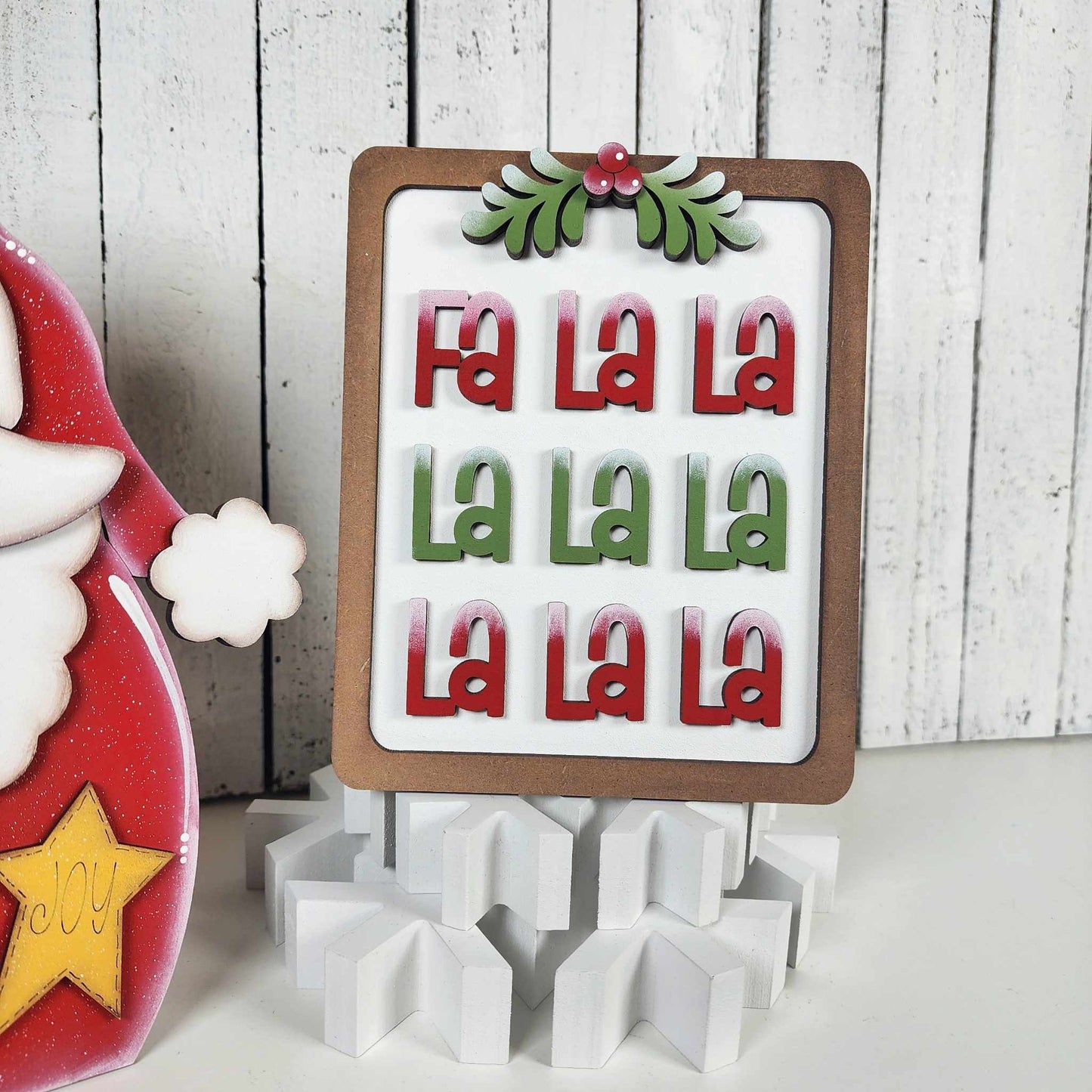 March - Dar's Christmas Craft Club - unpainted wood cutouts, ready for you to paint