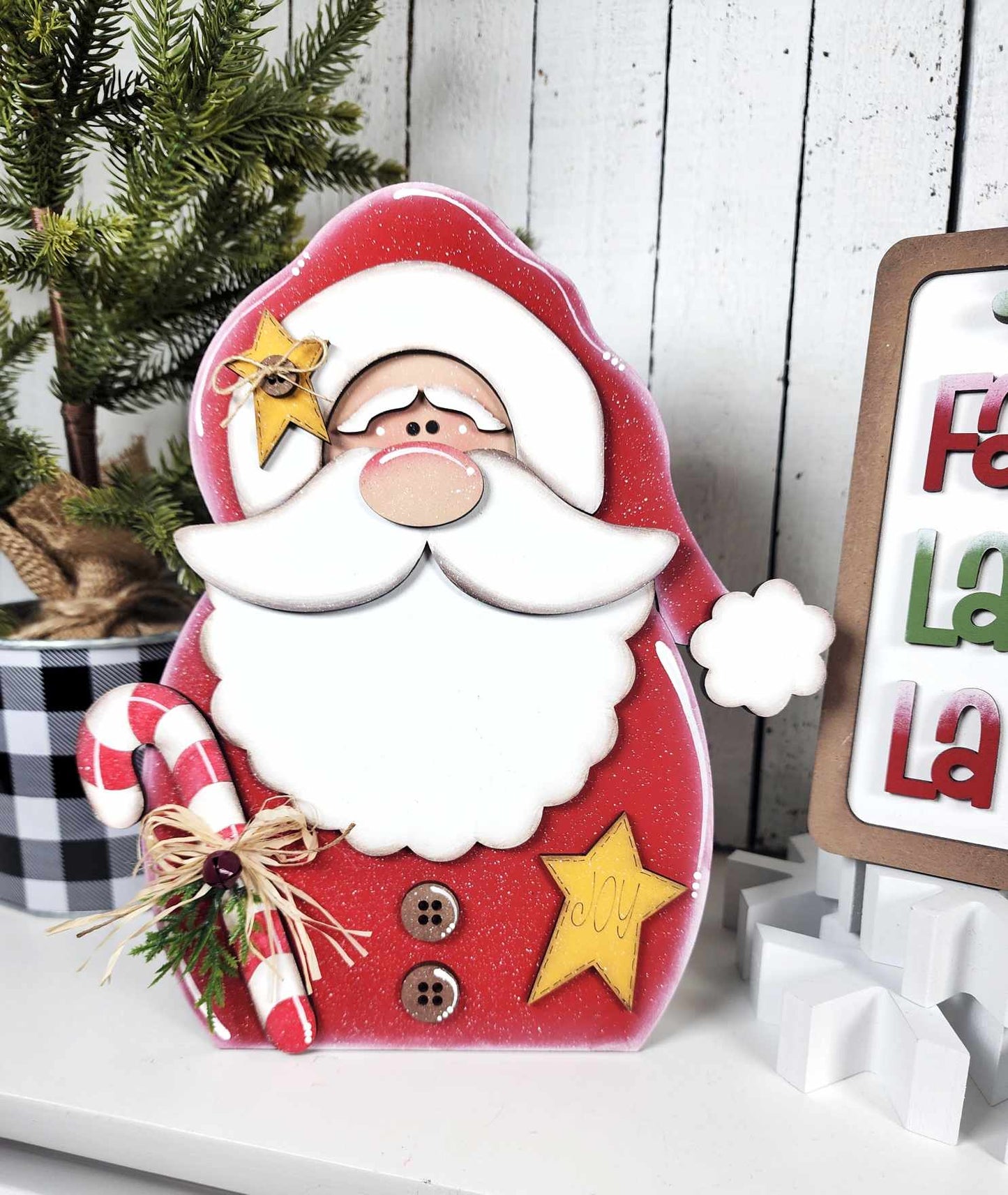 March - Dar's Christmas Craft Club - unpainted wood cutouts, ready for you to paint