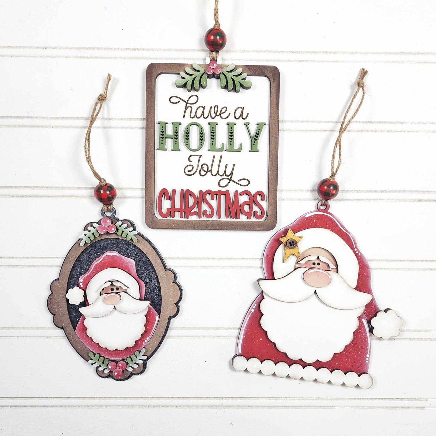 March - Dar's Christmas Craft Club - unpainted wood cutouts, ready for you to paint