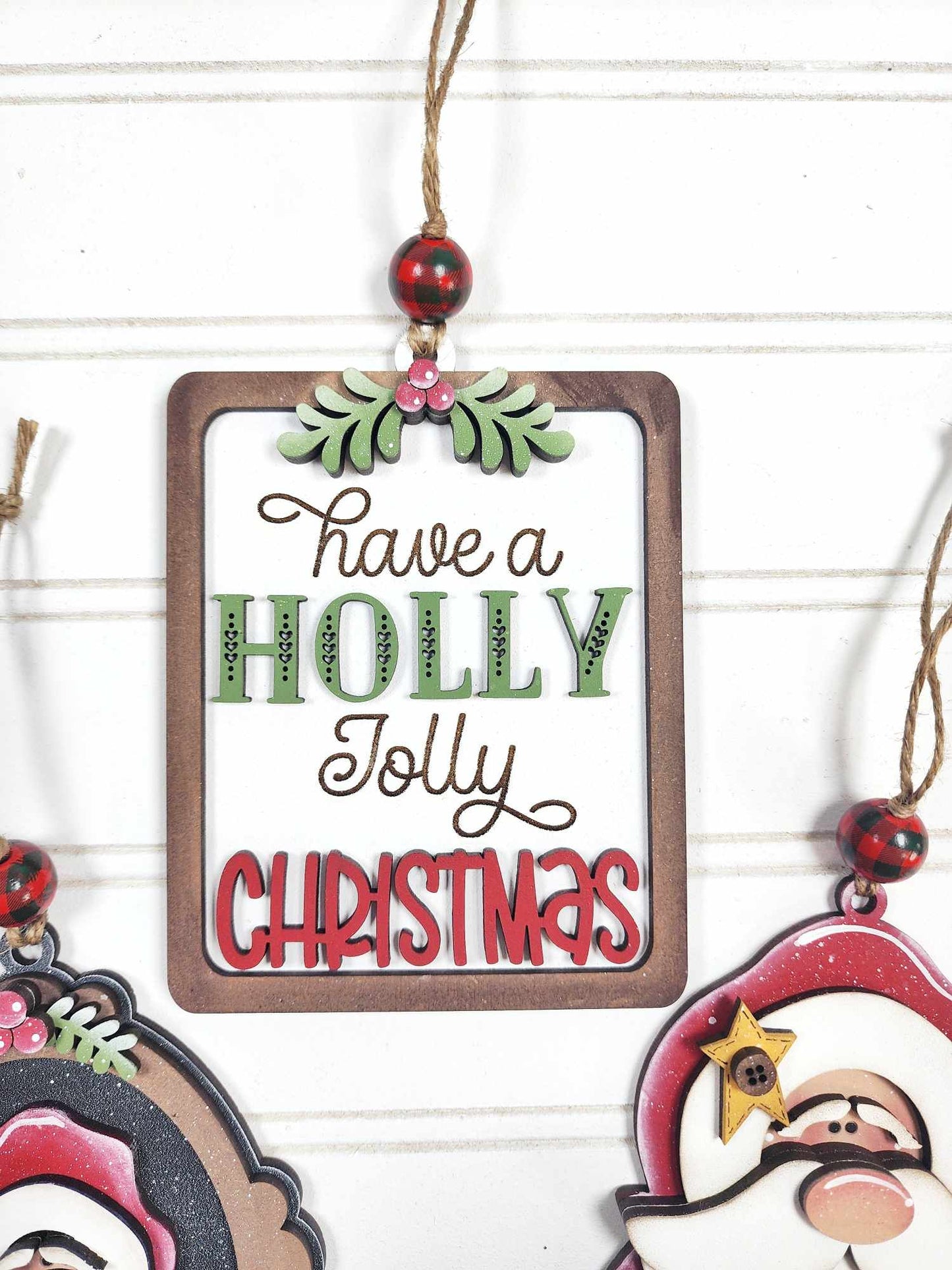 March - Dar's Christmas Craft Club - unpainted wood cutouts, ready for you to paint
