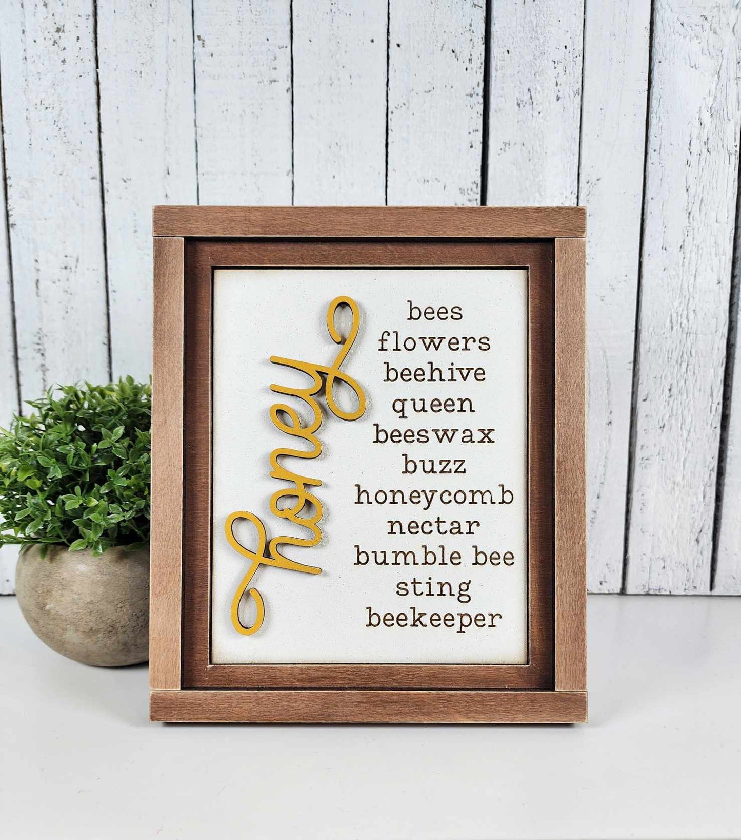 Hello Honey Collection Sign Trio - unpainted cutouts