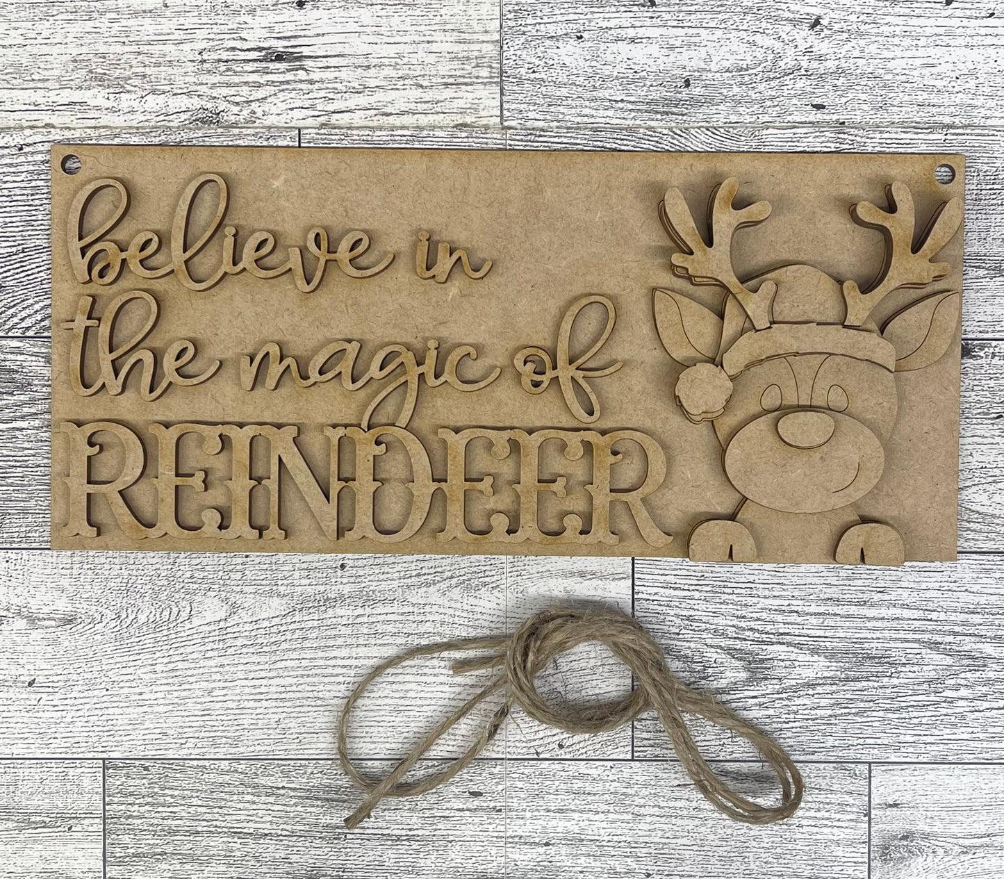 November - Dar's Christmas Craft Club - unpainted wood cutouts, ready for you to paint