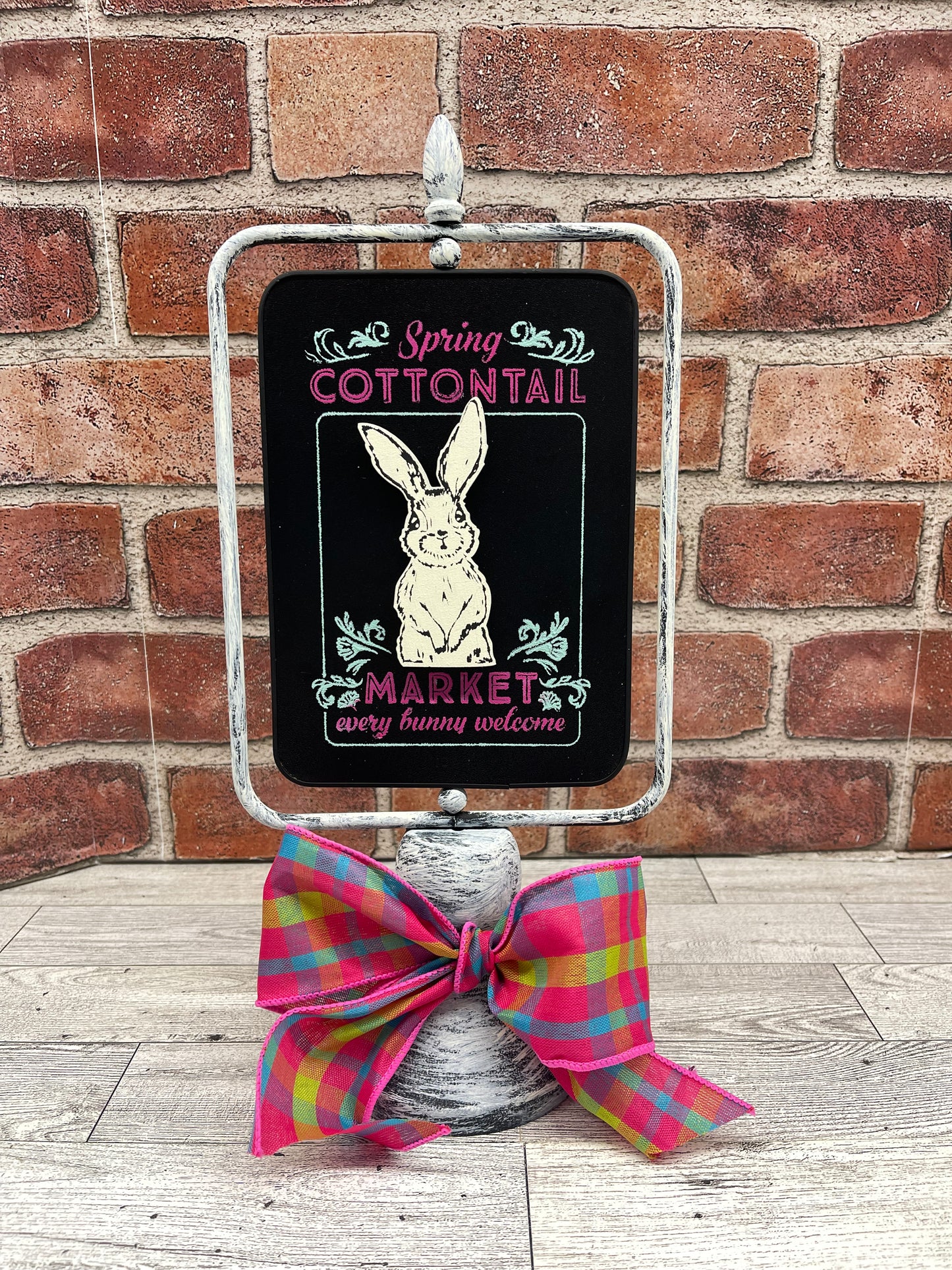 Qty 6 Small Spring Cottontail Market Bunny unpainted wood cutouts - ready for you to paint