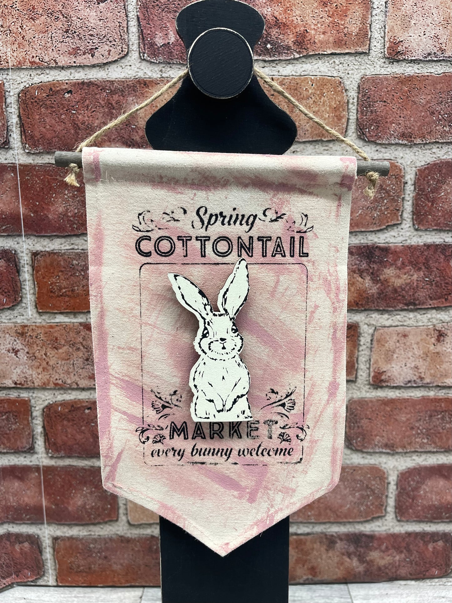 Qty 6 Small Spring Cottontail Market Bunny unpainted wood cutouts - ready for you to paint