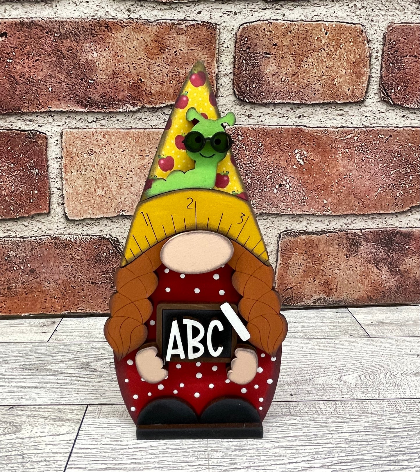 Chunky Teacher Gnomes unpainted cutouts