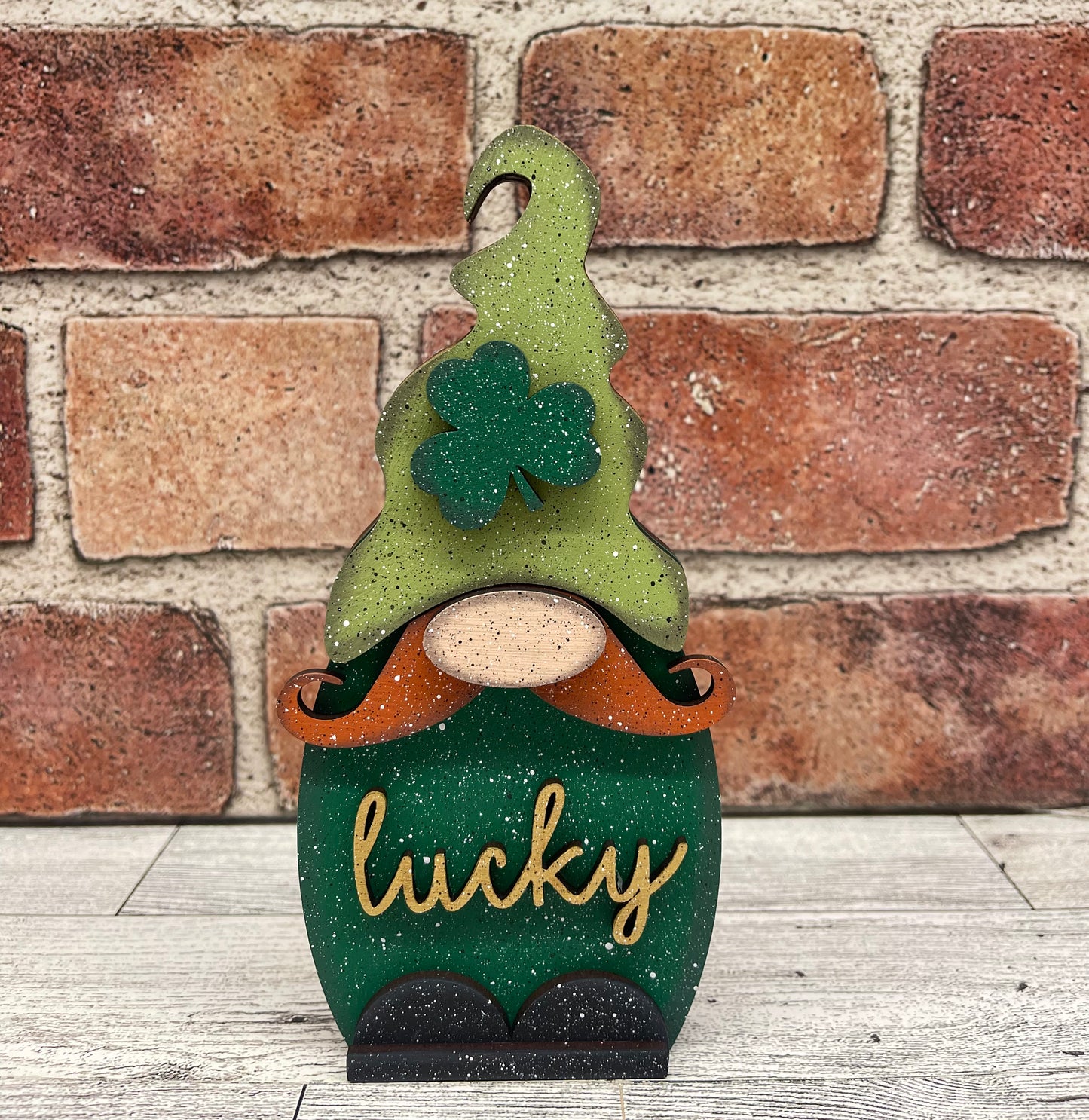 Chunky Valentine’s, St. Patricks, Easter Gnome trio- wood cutouts, unpainted ready for you to paint