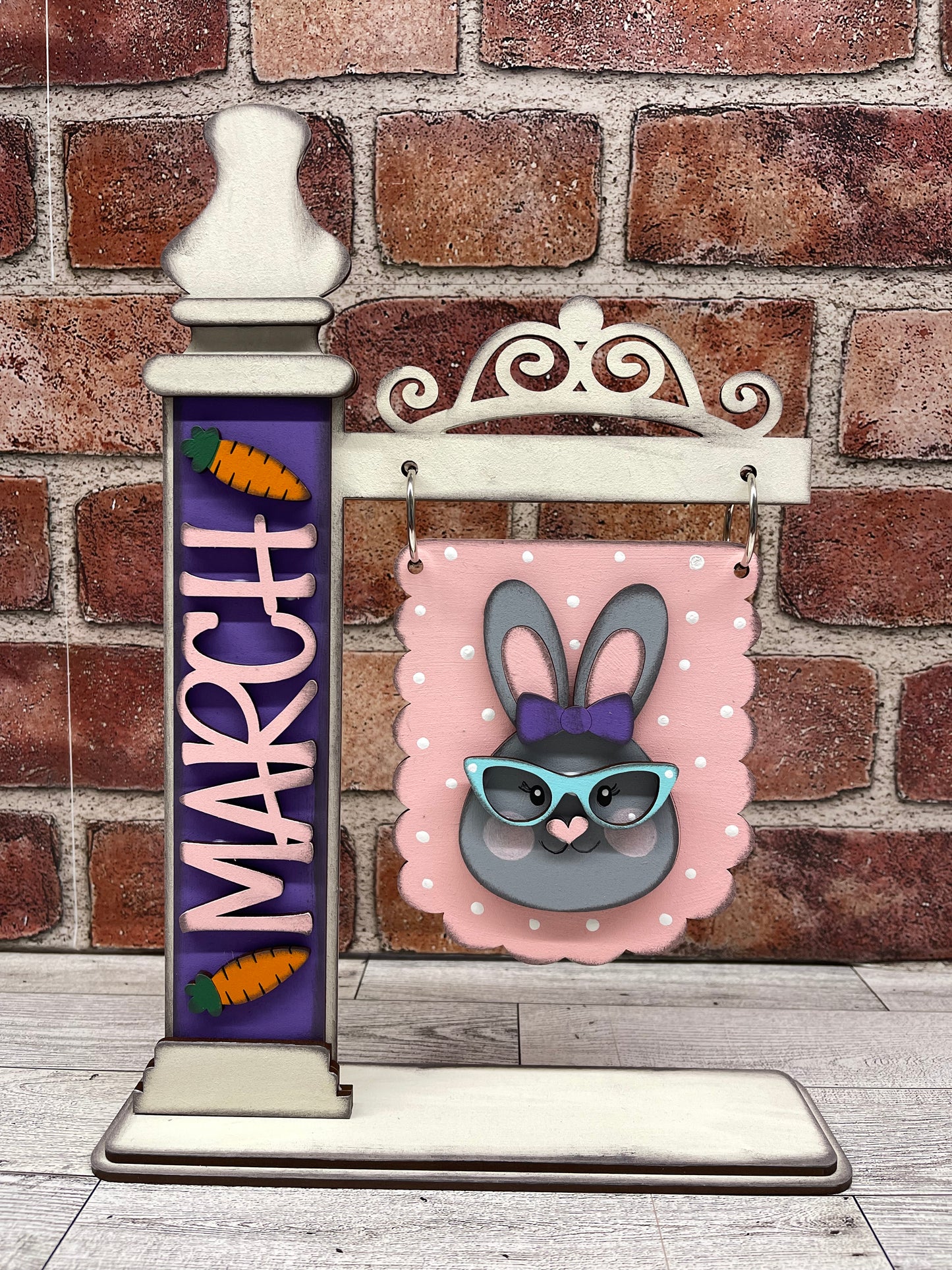New Stand with Easter Sign unpainted cutouts