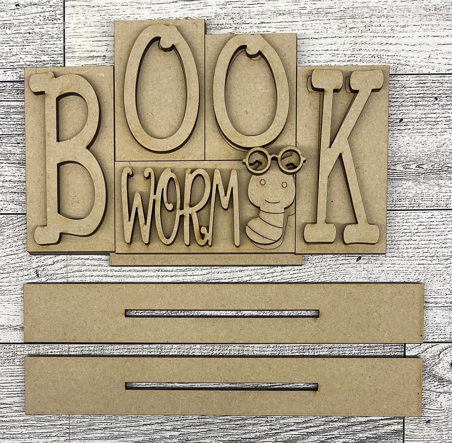 Teacher word stander kits - wood pieces, unpainted wood cutouts, ready for you to paint, scrapbook paper is not included lol