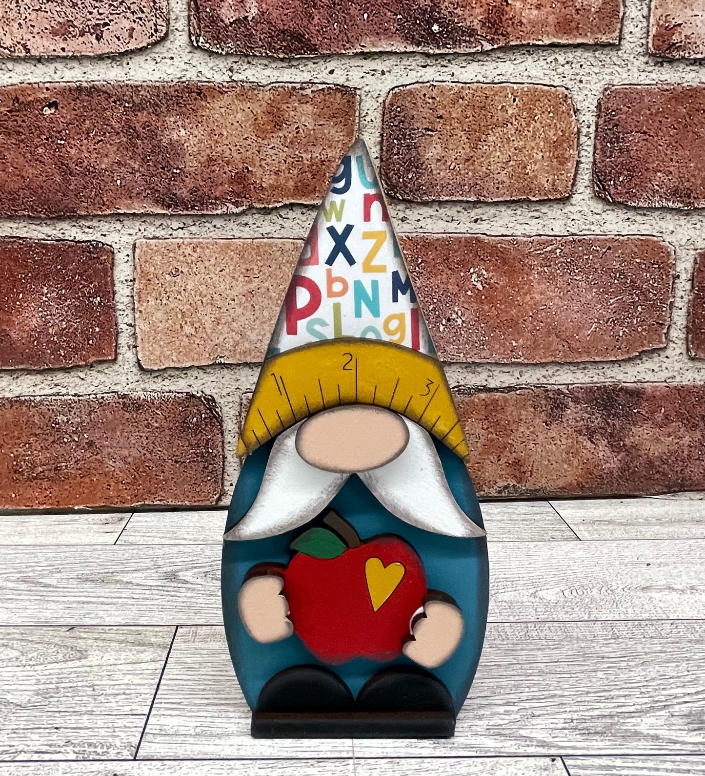 Chunky Teacher Gnomes unpainted cutouts