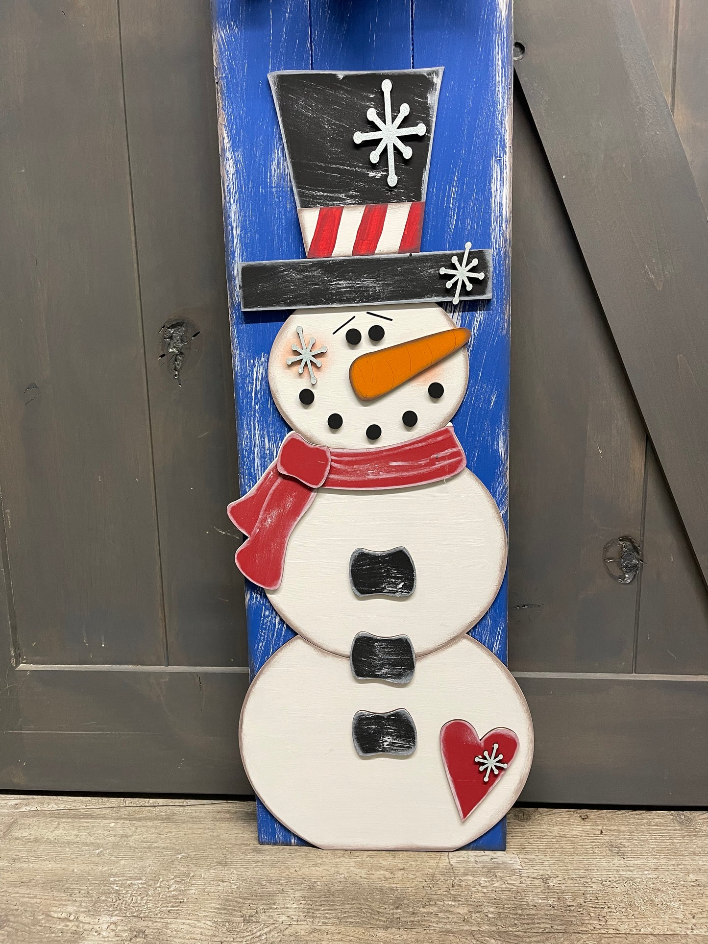 Baby it’s Cold Outside porch leaner kit - wood pieces, unpainted wood cutouts, ready for you to paint, sign backer is not included