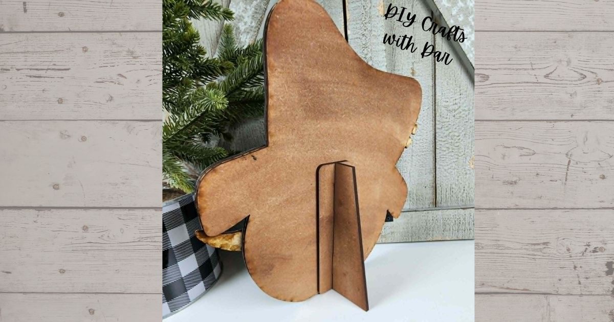 Snowman Head Shelf Sitter - unpainted wood cutouts, ready for you to paint