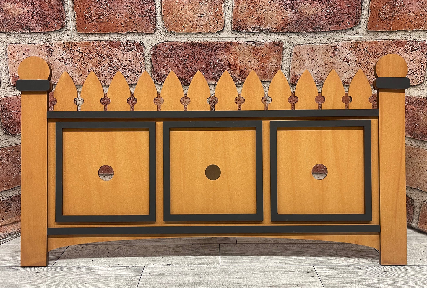 Fence only for leaning ladder cutouts - unpainted wooden cutouts, ready for you to paint