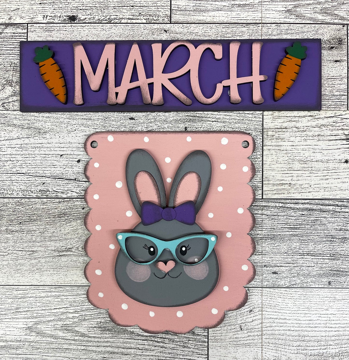 New Stand with Easter Sign unpainted cutouts