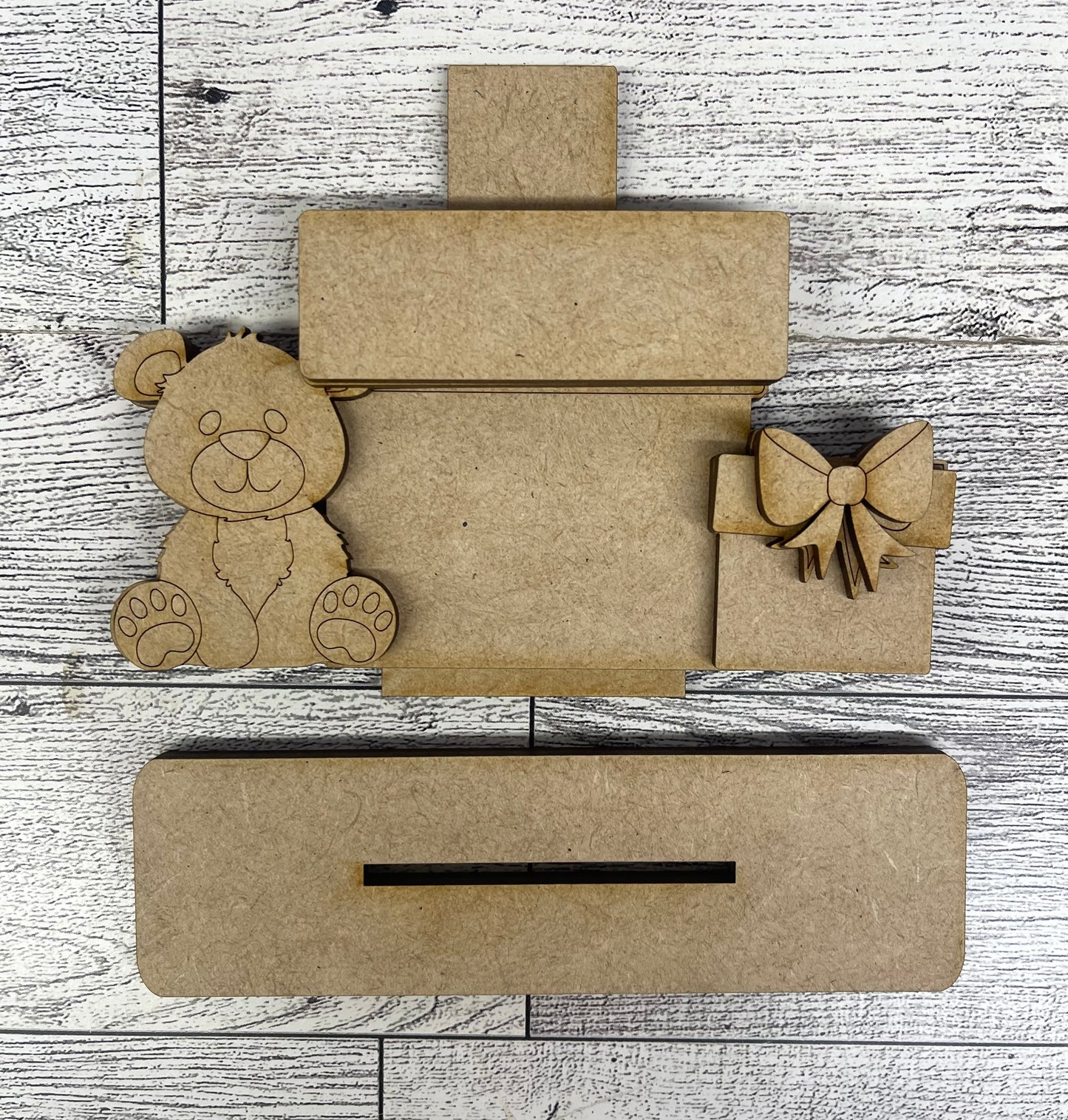 Boy and Girl Elf Shelf Sitters and Presents to sit or Couch - unpainted wood cutouts, ready for you to paint