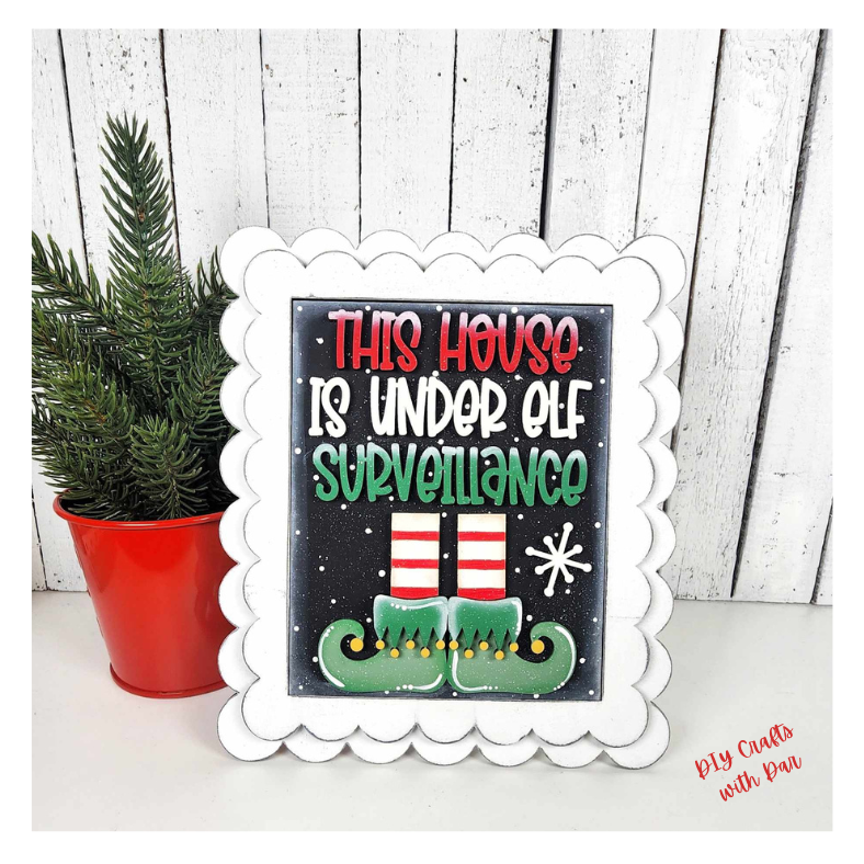 July - Dar's Christmas Craft Club - unpainted wood cutouts, ready for you to paint