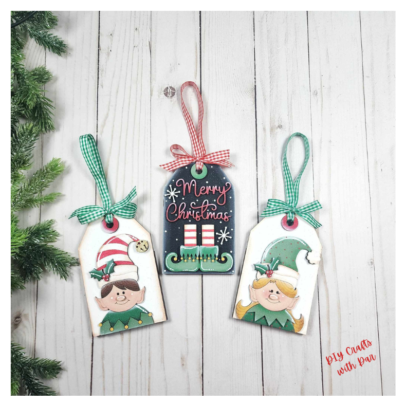 July - Dar's Christmas Craft Club - unpainted wood cutouts, ready for you to paint