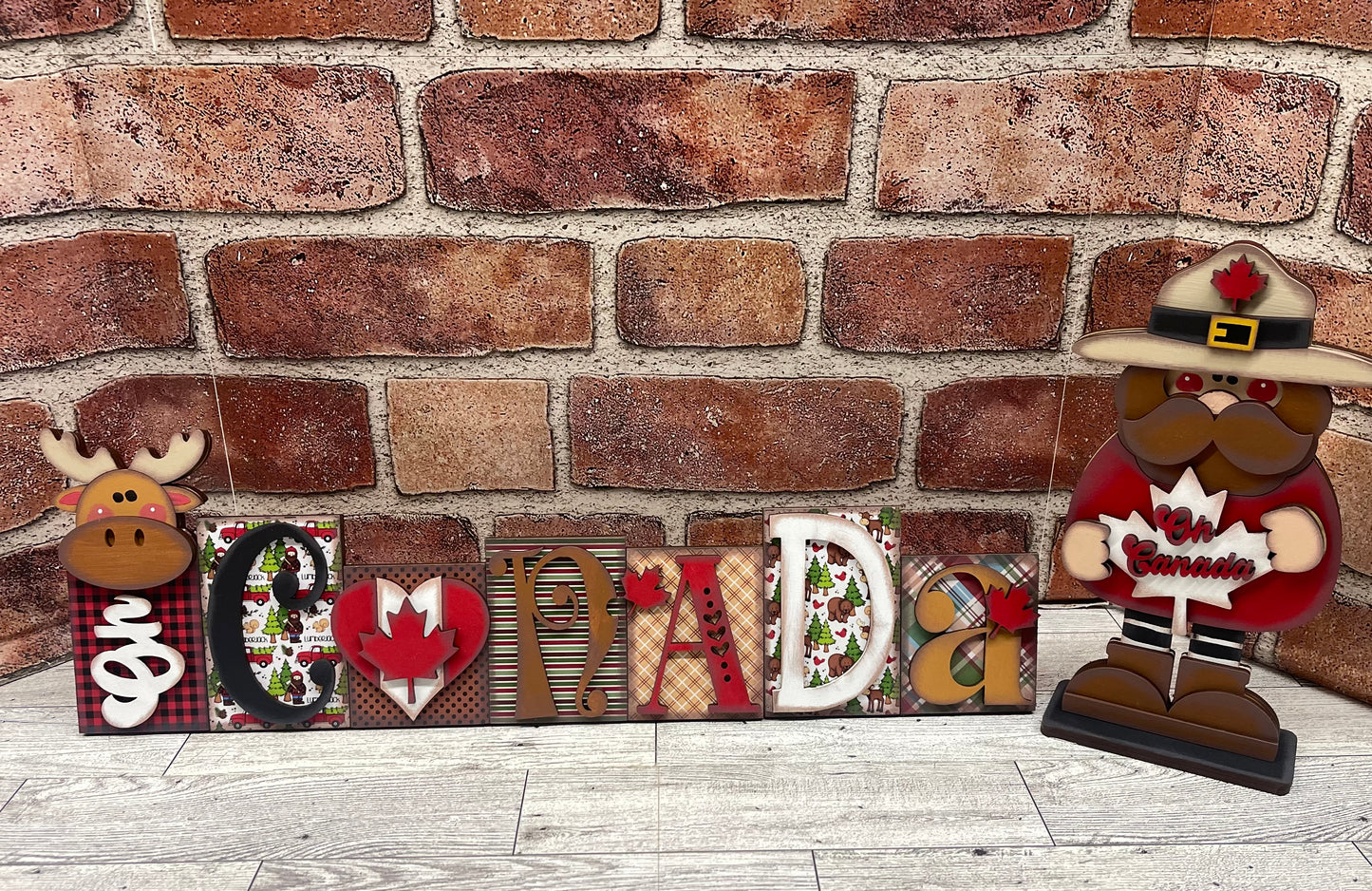 Canadian Gnome cutouts, unpainted wooden cutout - ready for you to paint