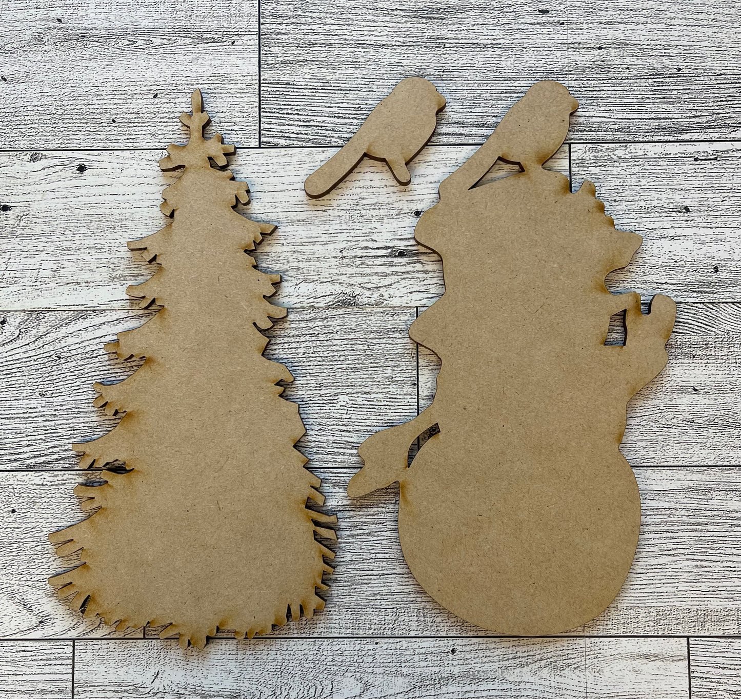 Vintage Snowman - November 2023 Club cutouts only- unpainted wooden cutouts, ready for you to paint