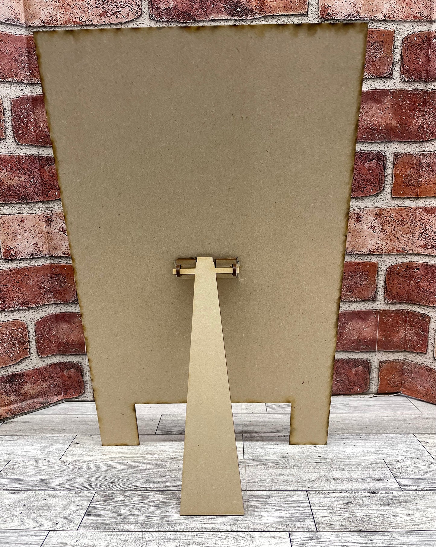 Leaning Welcome sign with basket to be used with the removable pieces unpainted wood cutouts, ready for you to paint