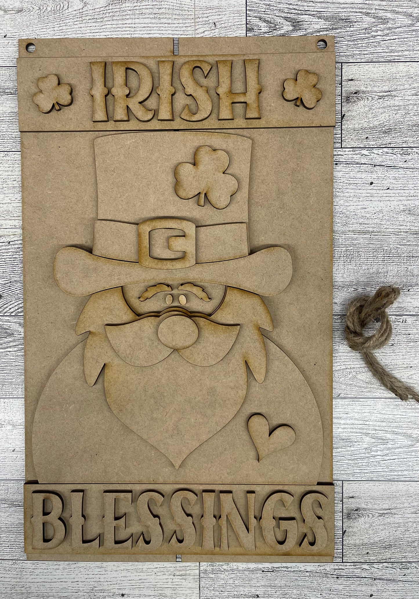 Irish Blessings Pallet Sign unpainted cutouts