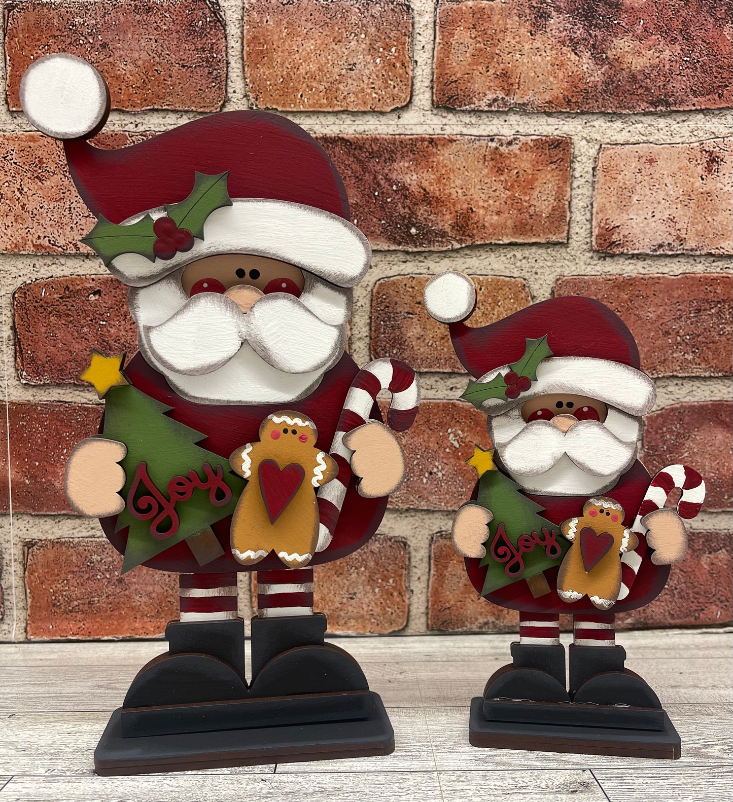 Santa, 2 sizes, cutout, unpainted wooden cutout, ready for you to paint