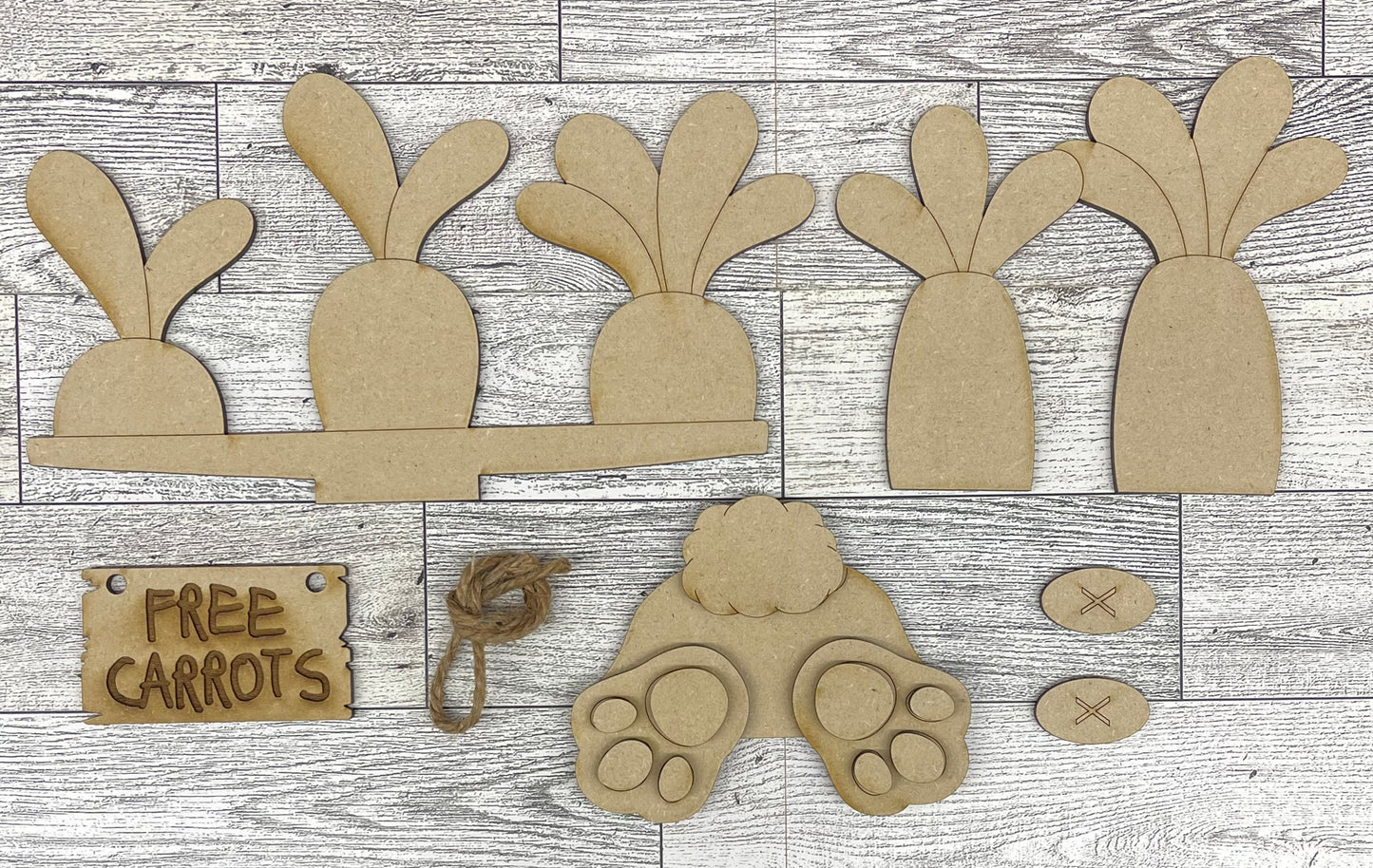 February Craft Kit - Easter Themed - basket and water globe not included
