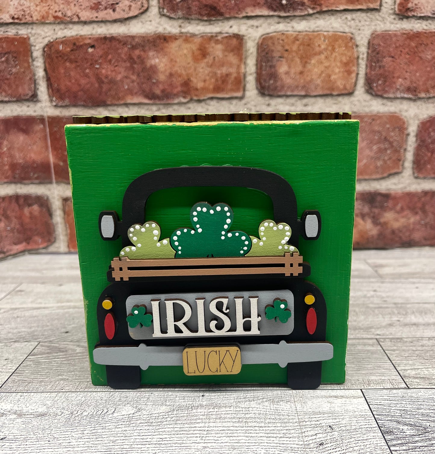 St. Patrick’s Day block wood cutouts, unpainted ready for you to paint