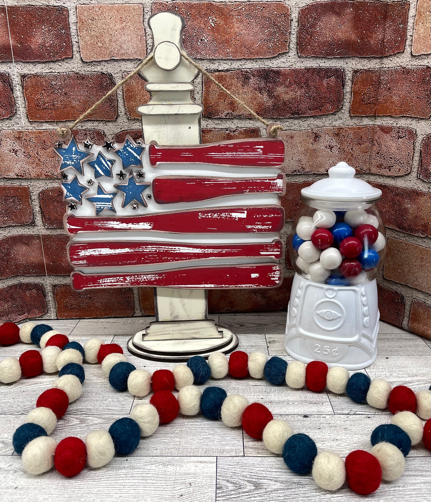Star Spangled Batter Cutouts, unpainted wooden cutouts - ready for you to paint