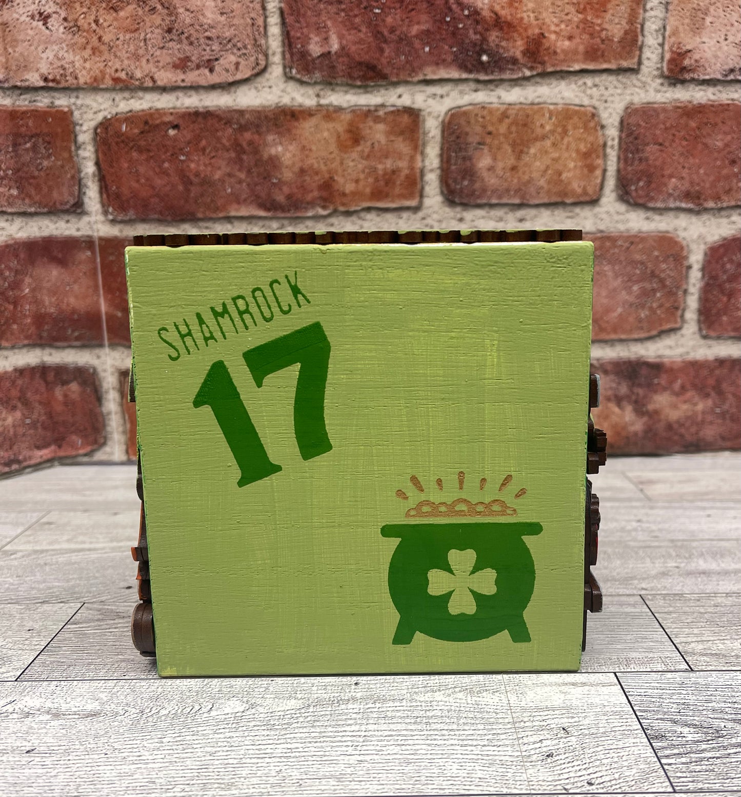 St. Patrick’s Day block wood cutouts, unpainted ready for you to paint