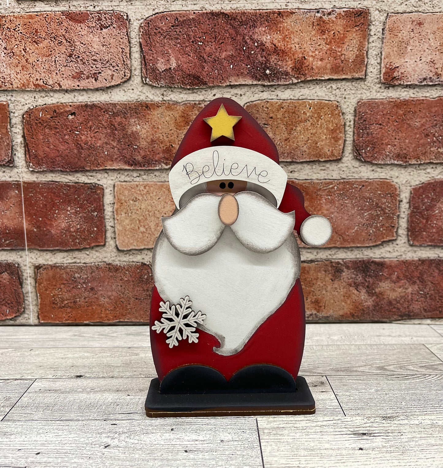 Christmas shelf sitters cutouts, Santa, Reindeer and Gingerbread unpainted wooden cutout, ready for you to paint