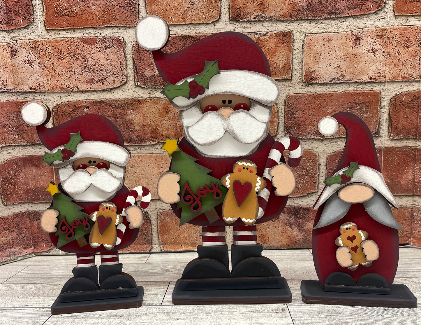 Santa, 2 sizes, cutout, unpainted wooden cutout, ready for you to paint