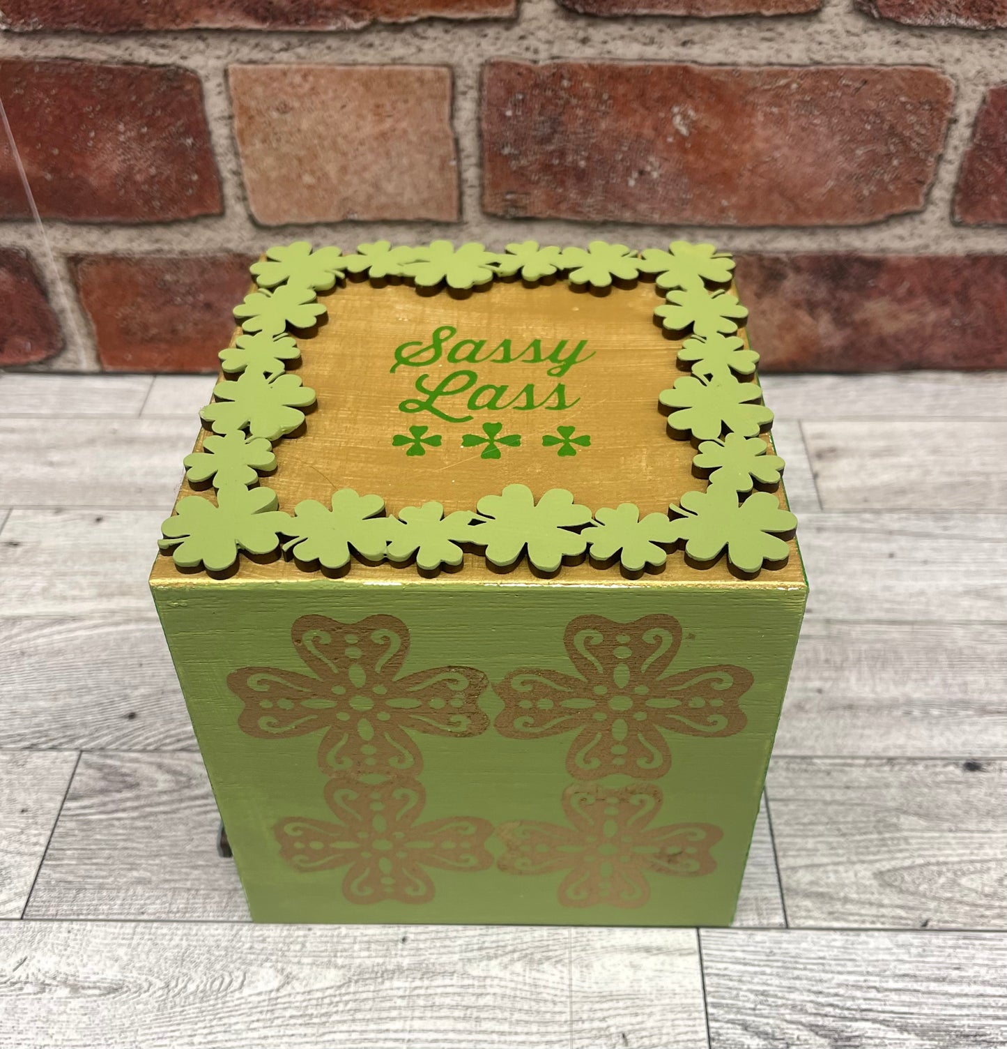 St. Patrick’s Day block wood cutouts, unpainted ready for you to paint