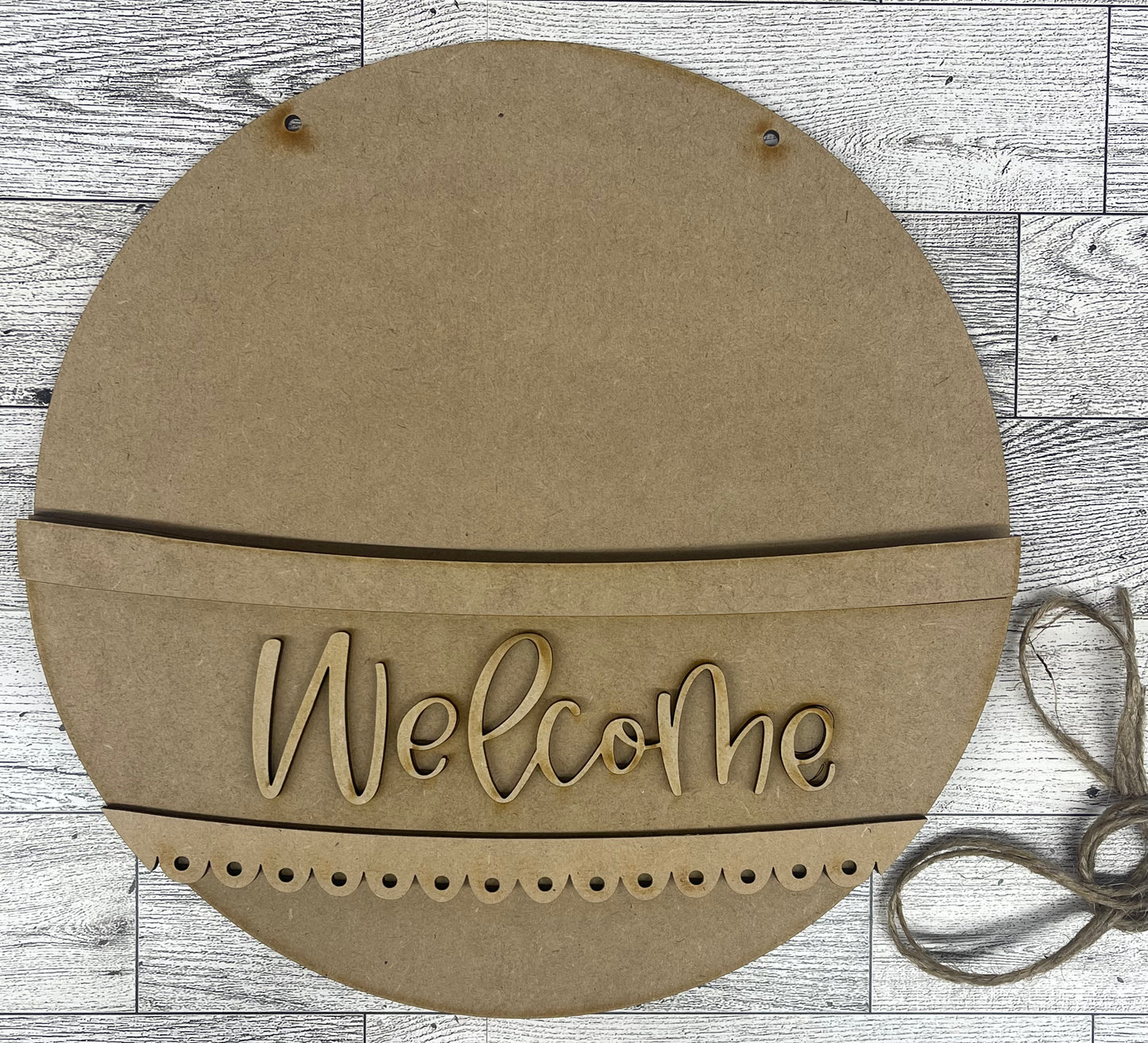 Sign only for basket inserts, ready for you to paint