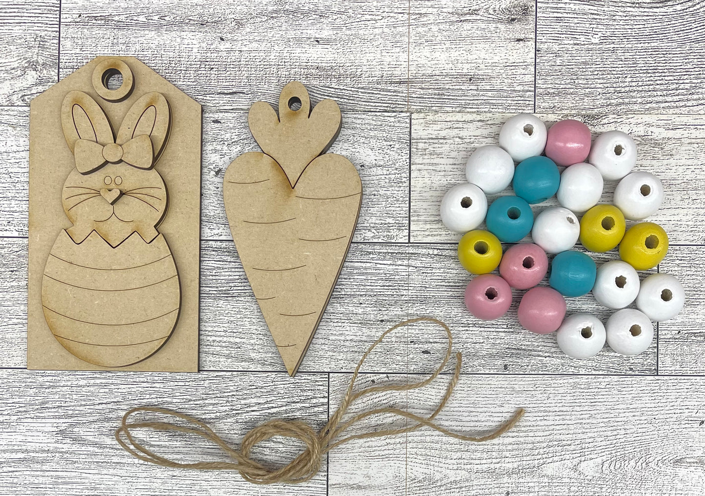 February Craft Kit - Easter Themed - basket and water globe not included