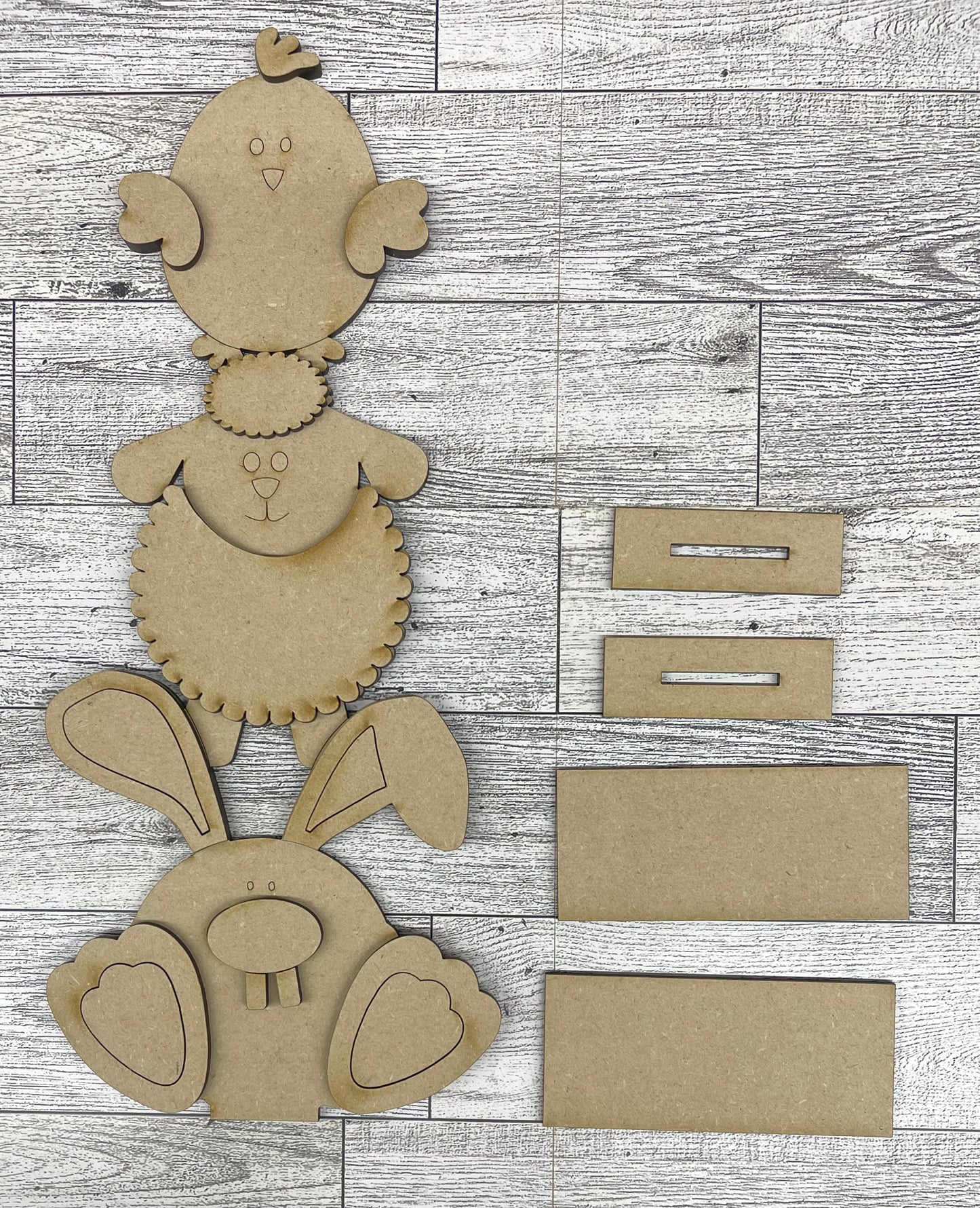 February Craft Kit - Easter Themed - basket and water globe not included