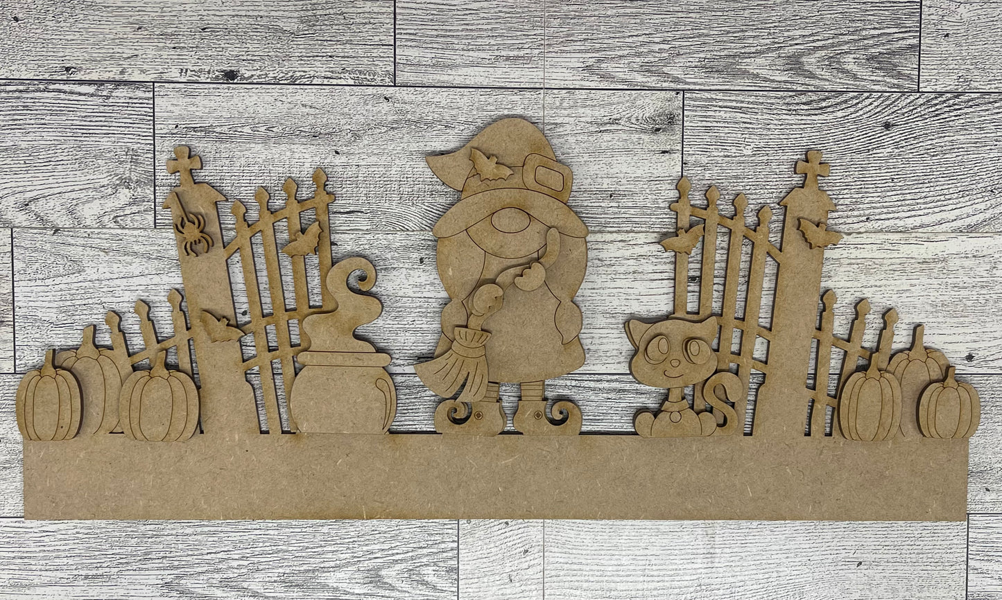 September 2025 Sign insert only - Hello Door Sign Insert only unpainted cutouts - doesn't include the door sign backer