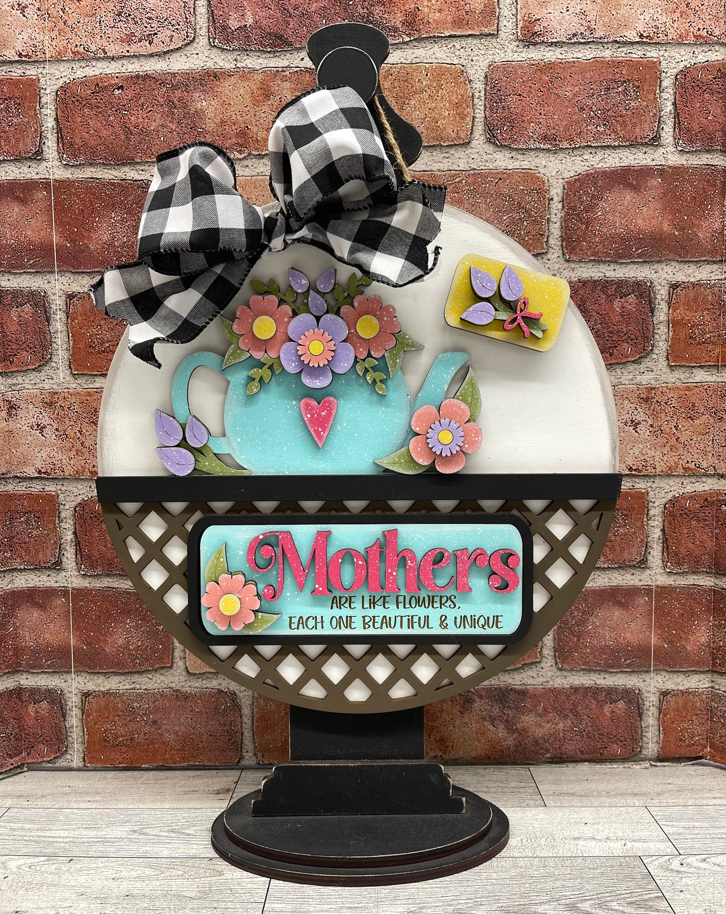 Mother’s Day Truck Insert cutouts - unpainted wooden cutouts, ready for you to paint