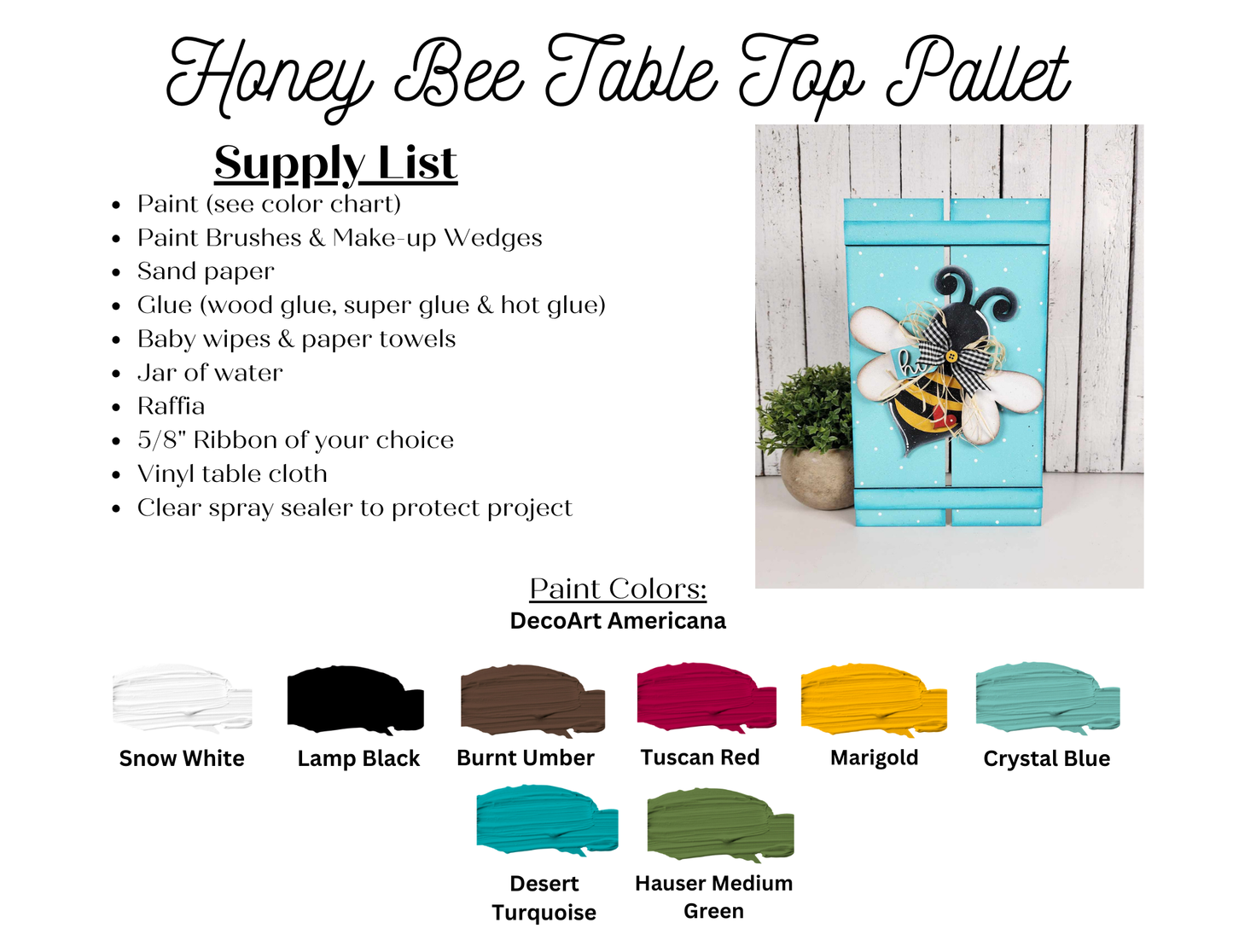 Bee - Hello Honey Collection unpainted wooden cutout, ready for you to paint (Copy)
