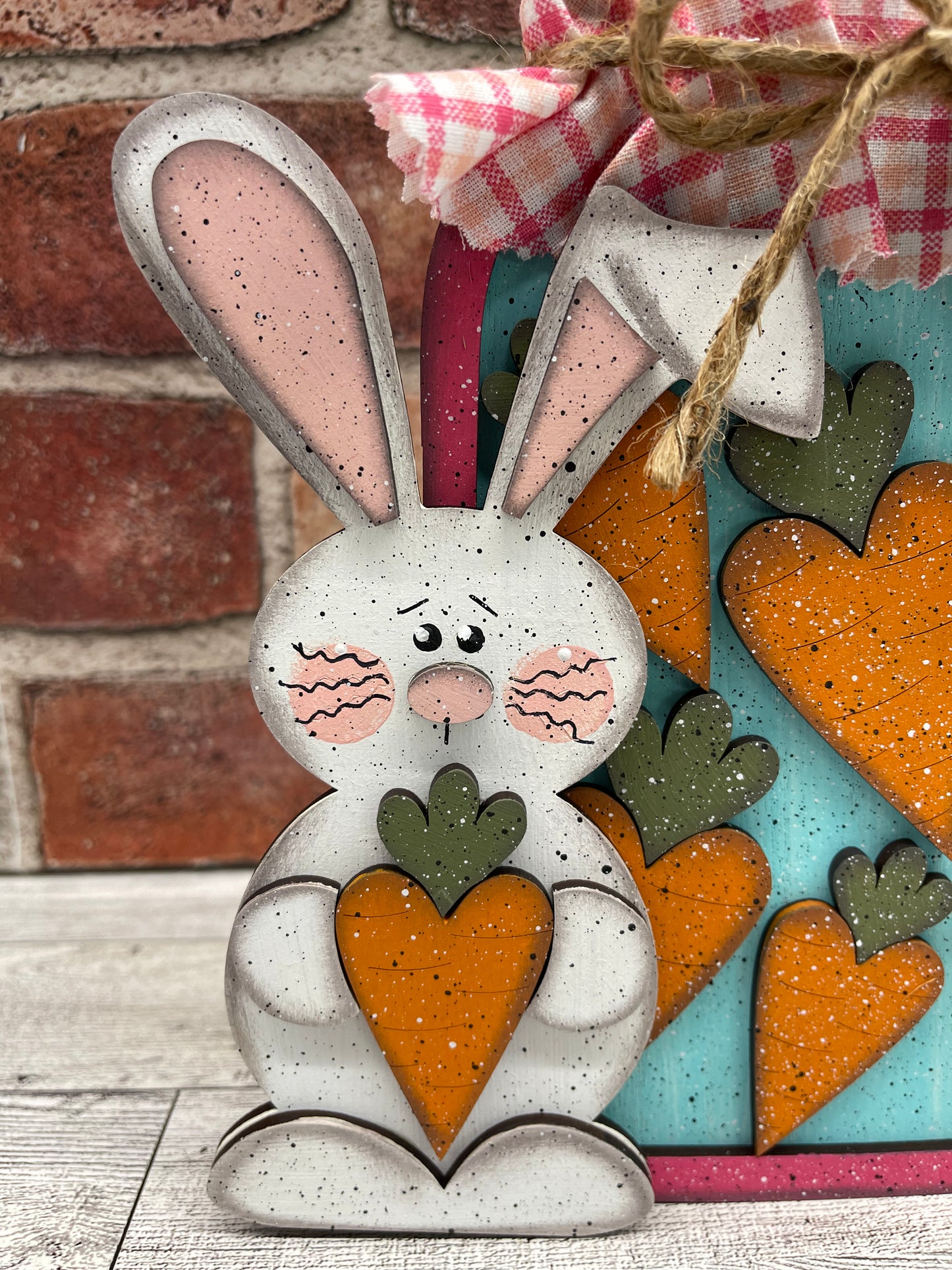 Bunny Bait Mason Jar Kit - Wood Cutouts unpainted ready for you to paint