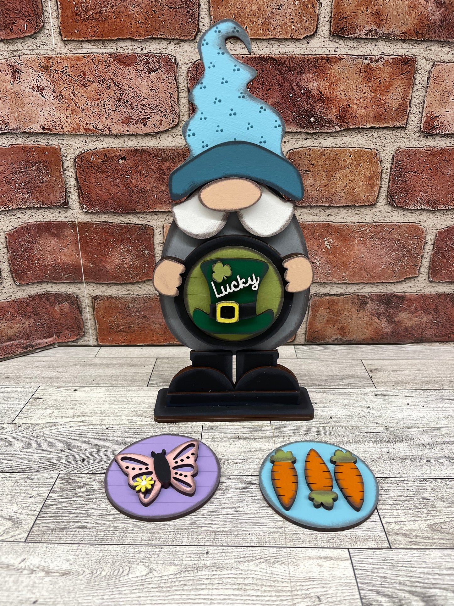 Changeable Gnome only unpainted cutouts