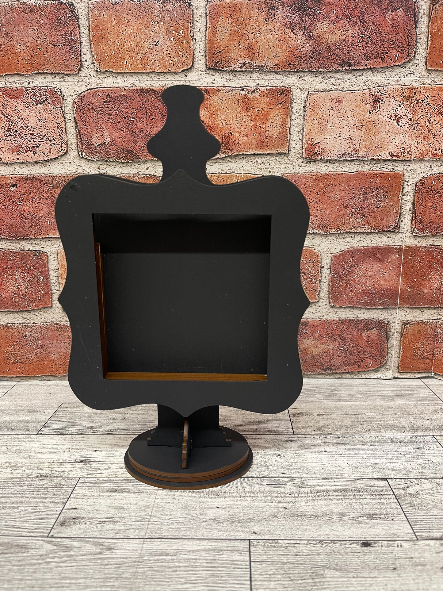 Square Changeable sign kit, unpainted wooden cutouts - ready for you to paint, there are many changeable leaning ladder inserts available