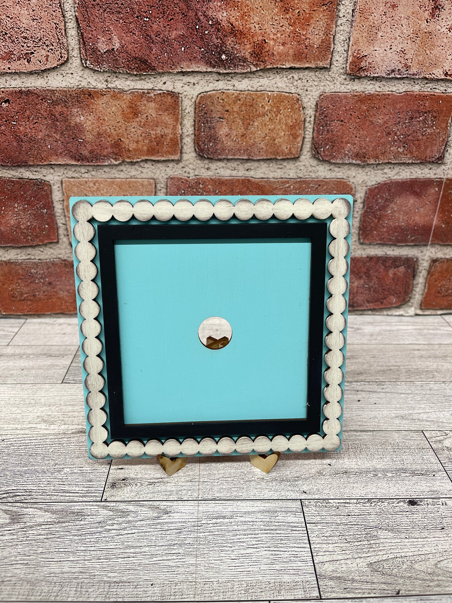 Square beaded Changeable sign kit, unpainted wooden cutouts - ready for you to paint, there are many changeable leaning ladder inserts available (Copy)