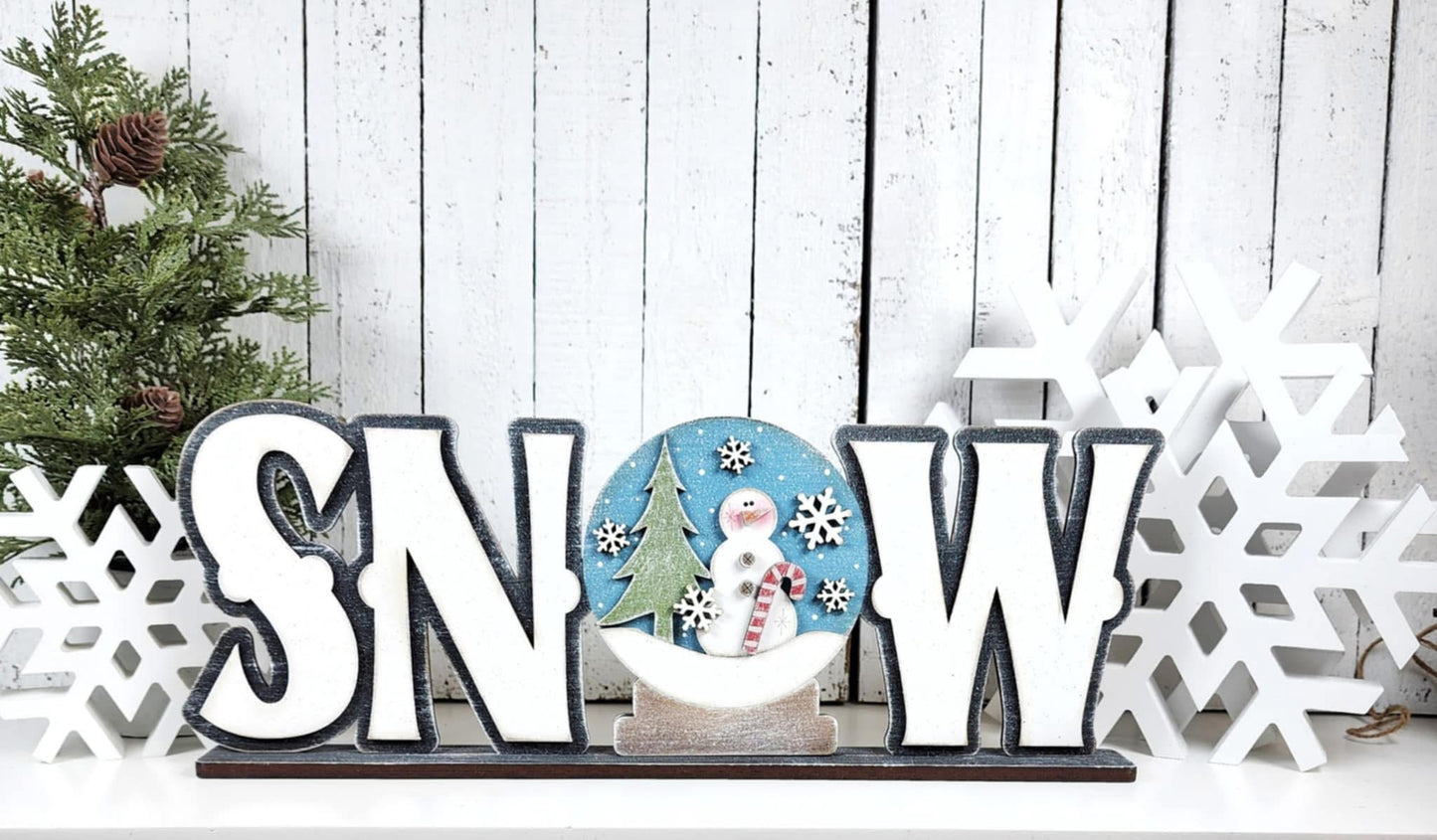 May - Dar's Christmas Craft Club - unpainted wood cutouts, ready for you to paint