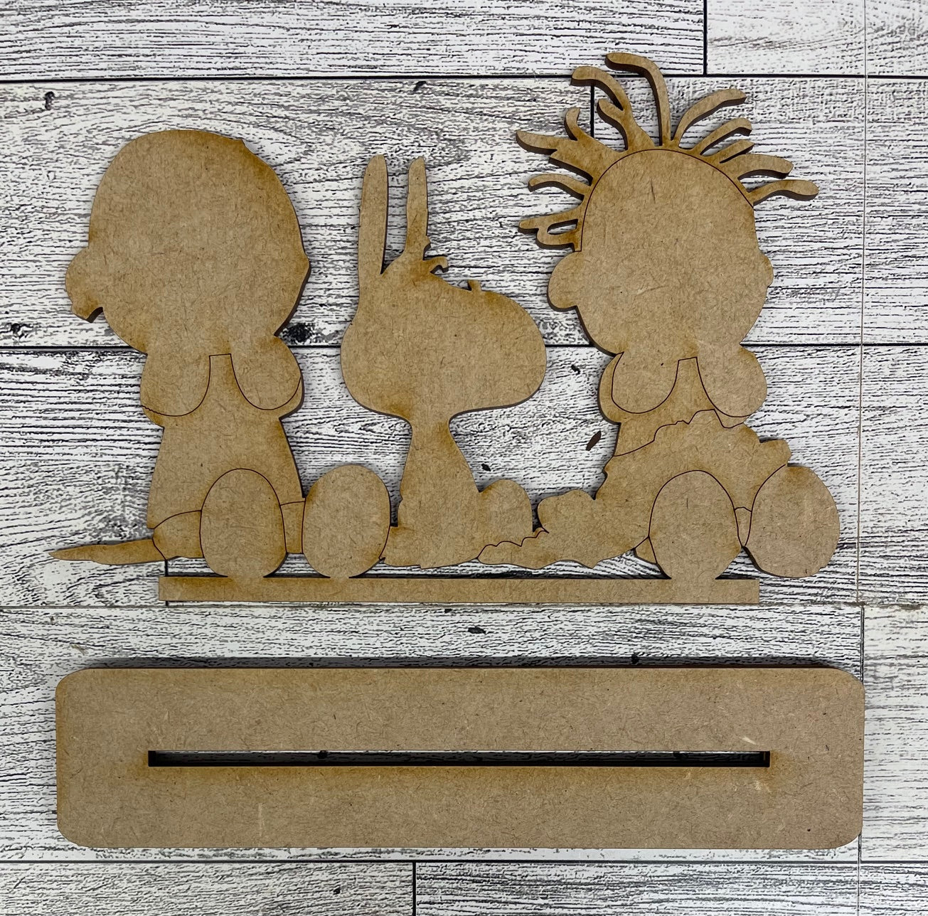 Spooky Crew - Peanuts Gang Cutout unpainted wood ready for you to paint
