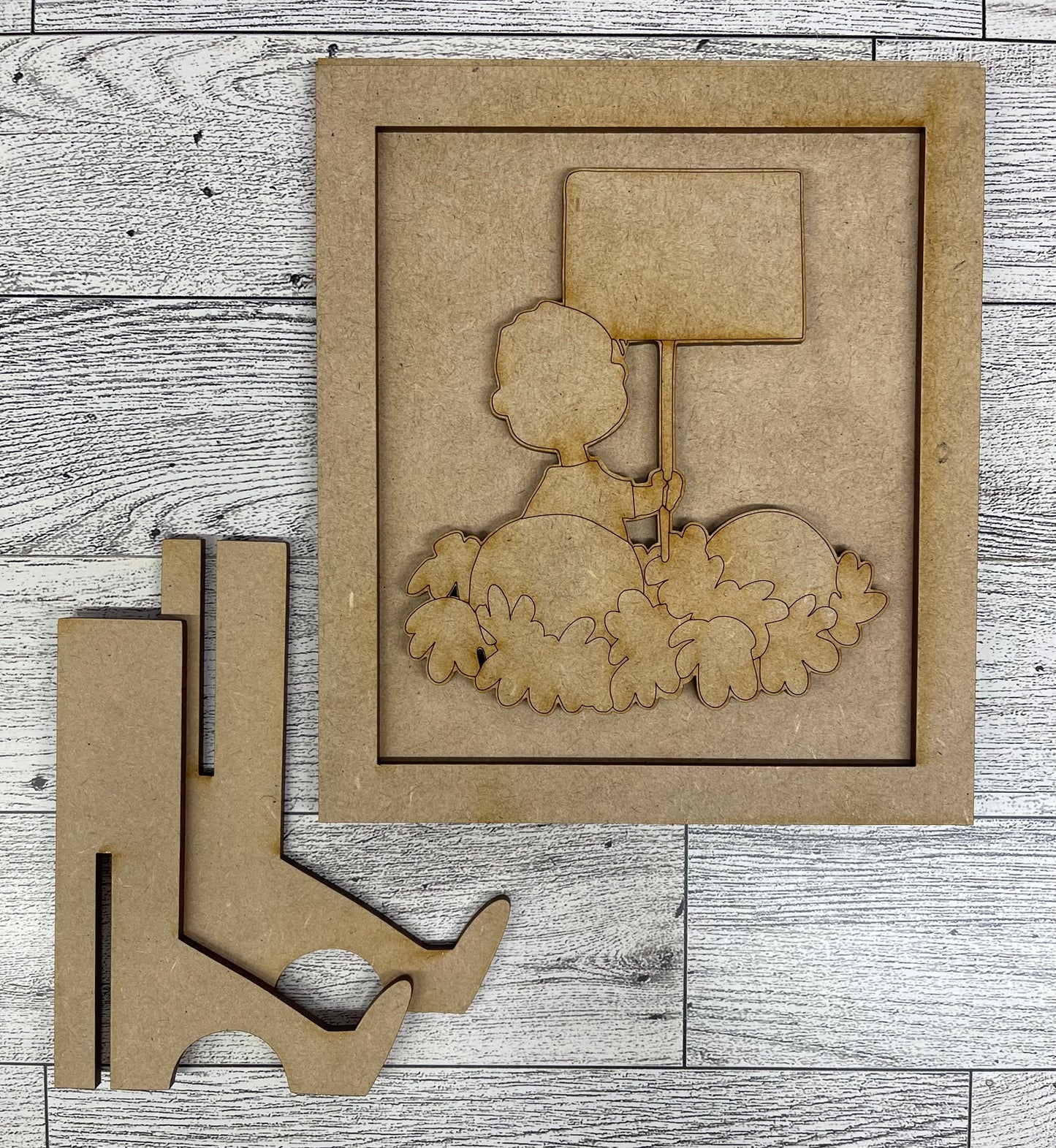 Welcome Great Pumpkin - Linus - Peanuts Gang Cutout unpainted wood ready for you to paint